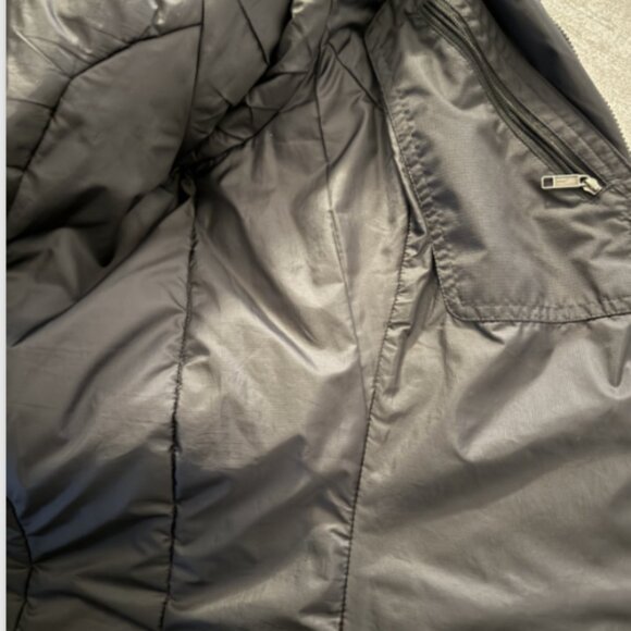 WOMEN'S LARGE DOWN PATAGONIA NANO PUFF HOODIE JACKET PRIMALOFT INSULATION - Picture 5 of 5